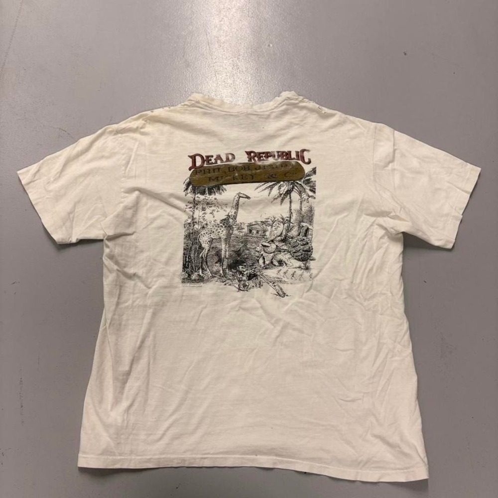 Vintage Grateful Dead "Dead Republic" Phil Bob Jerry Mickey & Co. T-Shirt XL